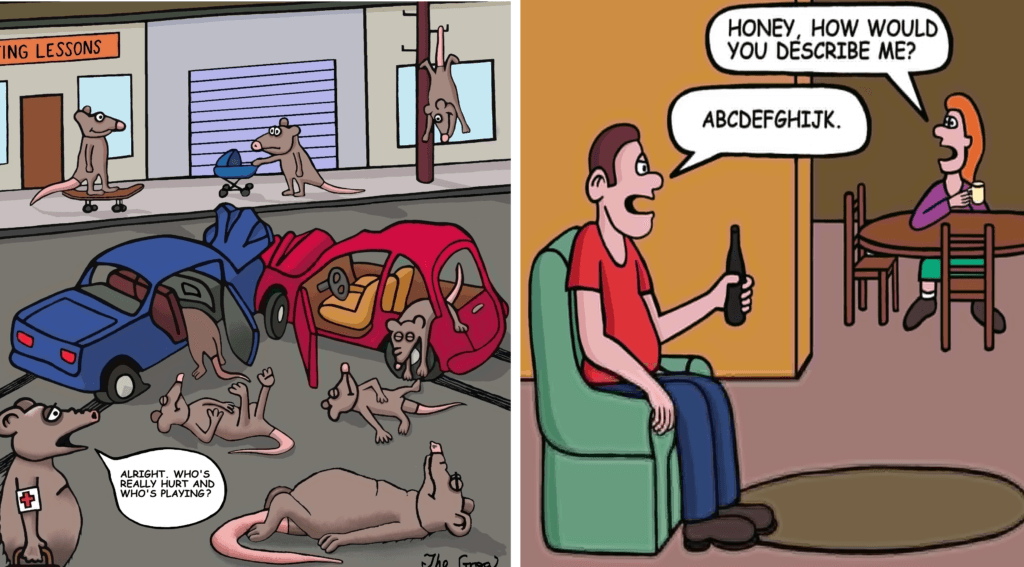 20 dumb and humorous grog comics