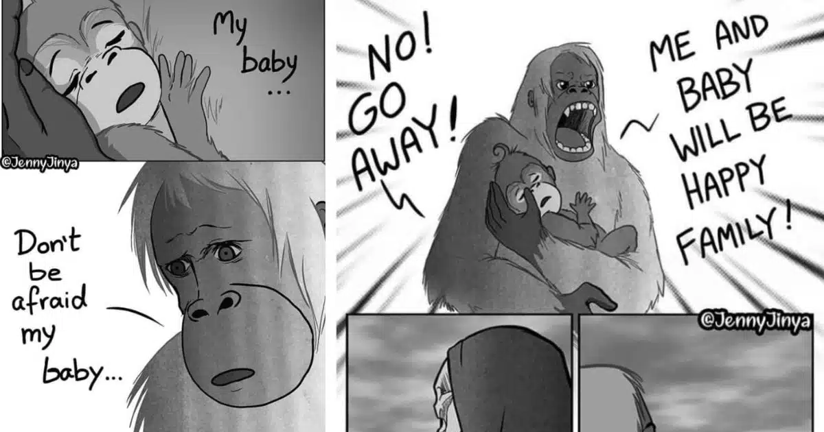 Jenny Jinya’s 3 Animal Comics Tales Will Make You Laugh Out Loud And Still Cry