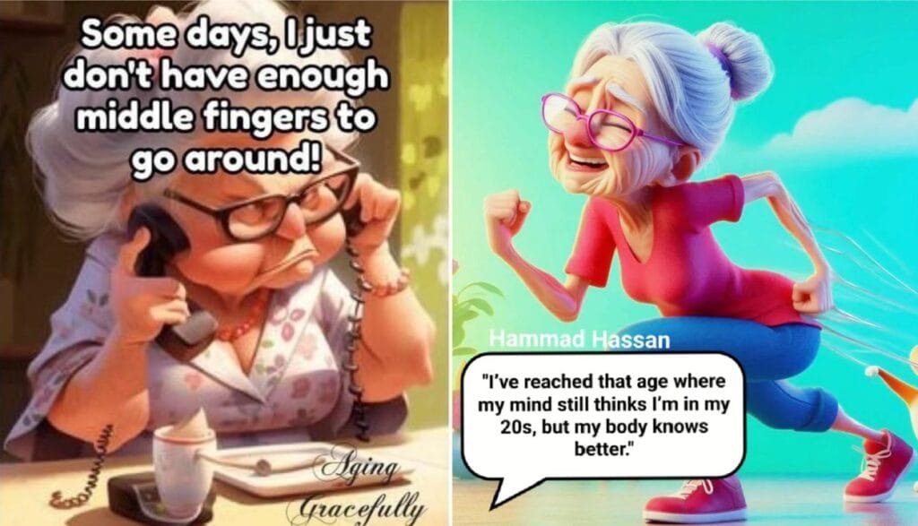 16 Super Funny Old Age Cartoons that Will Make you Laugh