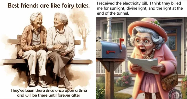 20 Funny Pictures Perfectly Summarizes The Life Of An Old Lady