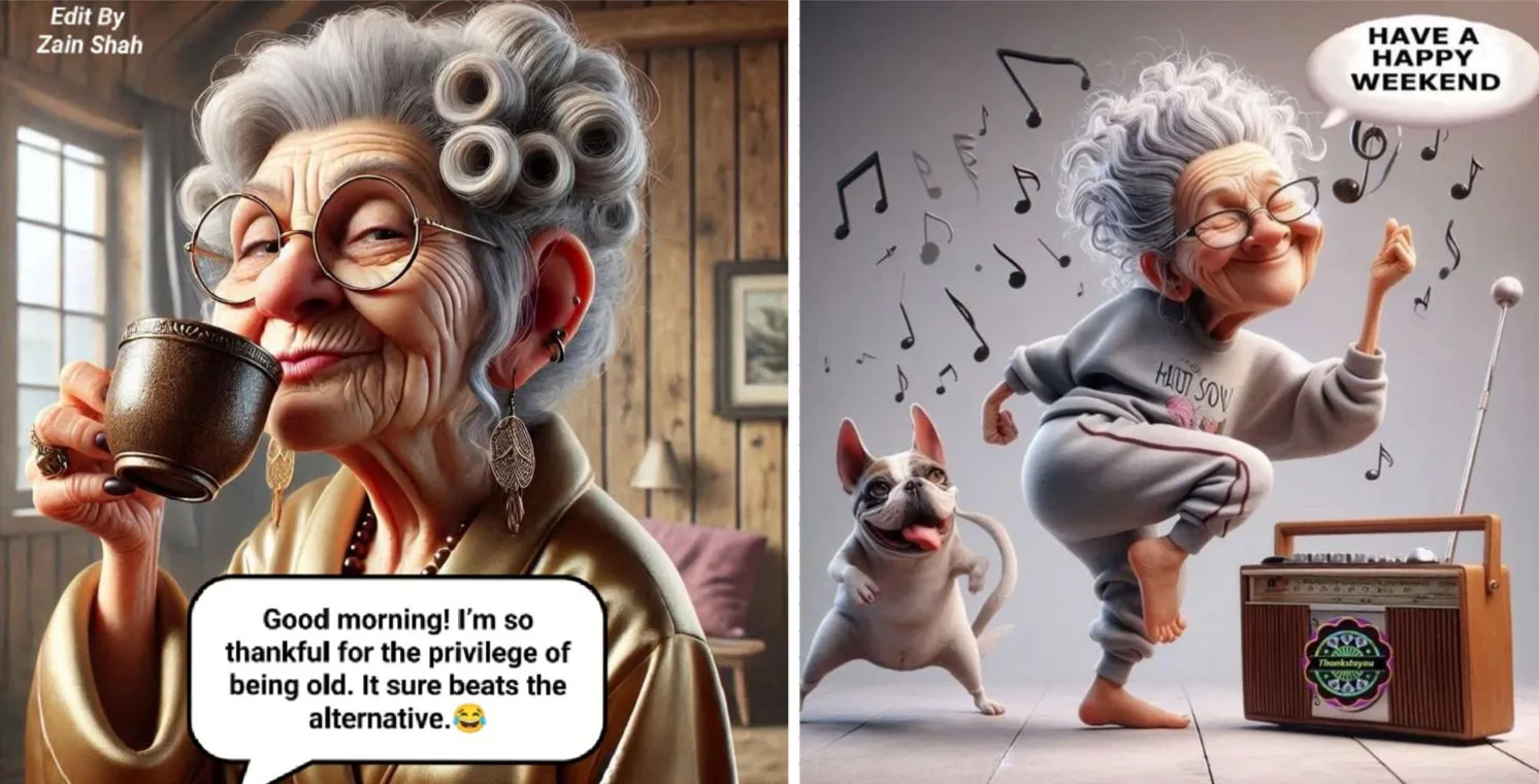 20 Cartoons That Shows The Life of an Old Lady in Hilarious Way
