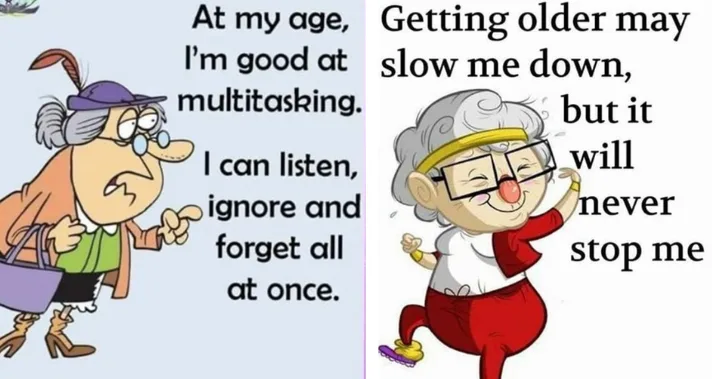 20 Hilarious Cartoons Show How Funny It Is When Growing Old