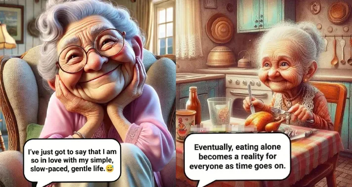 20 Cartoons Based On Old Lady’s Life That Will Giggle You