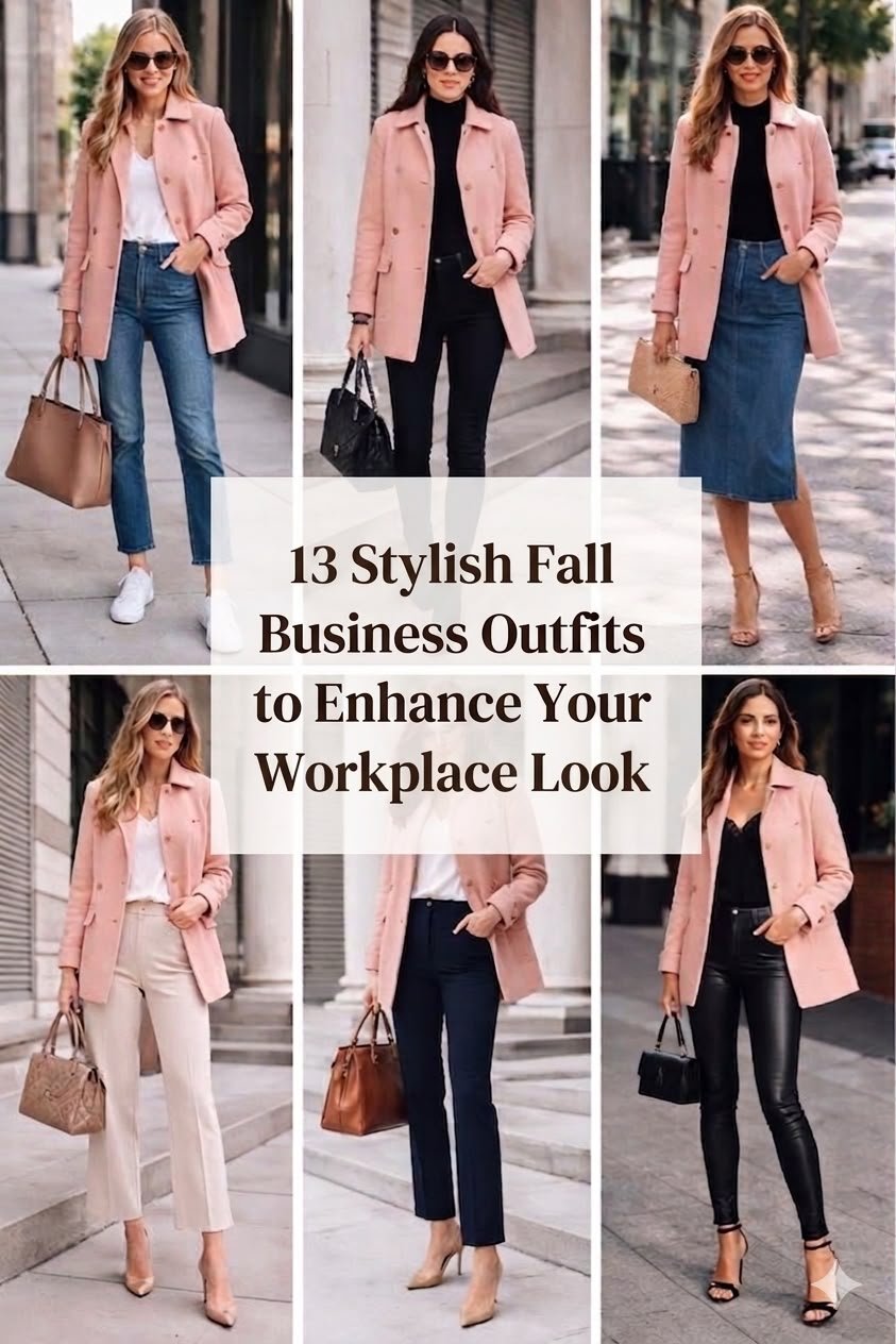 13 Stylish Fall Business Outfits to Enhance Your Workplace Look